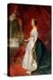 Portrait of Empress Eugenie of France Wife of Napoleon III-null-Stretched Canvas