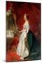 Portrait of Empress Eugenie of France Wife of Napoleon III-null-Mounted Giclee Print