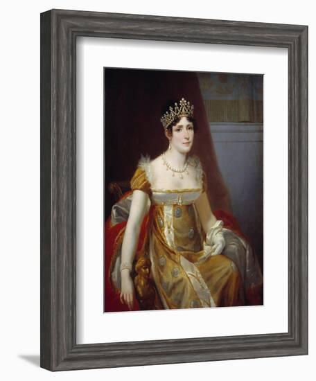 Portrait of Empress Josephine De Beauharnais by Hector Viger-null-Framed Giclee Print