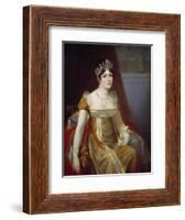 Portrait of Empress Josephine De Beauharnais by Hector Viger-null-Framed Giclee Print