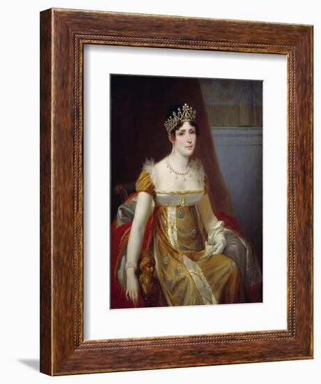 Portrait of Empress Josephine De Beauharnais by Hector Viger-null-Framed Giclee Print