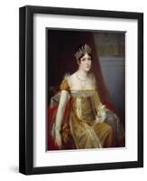 Portrait of Empress Josephine De Beauharnais by Hector Viger-null-Framed Giclee Print