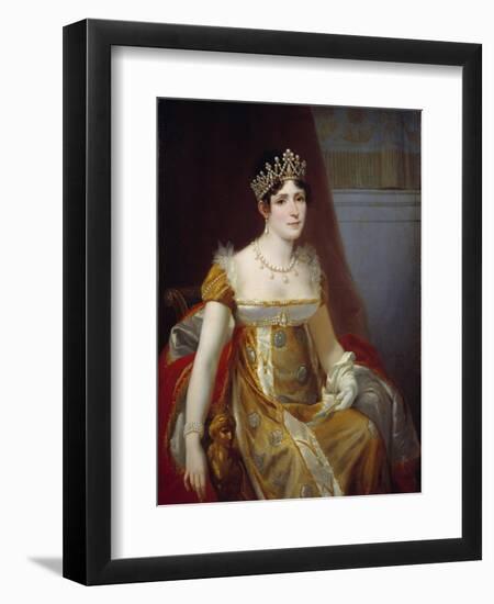 Portrait of Empress Josephine De Beauharnais by Hector Viger-null-Framed Giclee Print