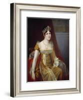 Portrait of Empress Josephine De Beauharnais by Hector Viger-null-Framed Giclee Print