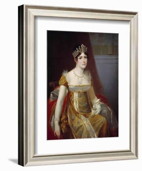 Portrait of Empress Josephine De Beauharnais by Hector Viger-null-Framed Giclee Print