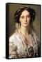 Portrait of Empress Maria Alexandrovna, 1857-Franz Xaver Winterhalter-Framed Stretched Canvas