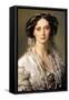 Portrait of Empress Maria Alexandrovna, 1857-Franz Xaver Winterhalter-Framed Stretched Canvas