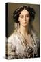 Portrait of Empress Maria Alexandrovna, 1857-Franz Xaver Winterhalter-Stretched Canvas