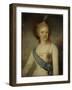 Portrait of Empress Maria Feodorovna (1759-182) in the Chevalier Guard Uniform, 1796-Vladimir Lukich Borovikovsky-Framed Giclee Print