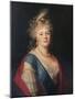 Portrait of Empress Maria Feodorovna, Late 18th Century-null-Mounted Giclee Print