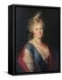 Portrait of Empress Maria Feodorovna, Late 18th Century-null-Framed Stretched Canvas