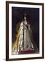 Portrait of Empress Maria Feodorovna, Princess Dagmar of Denmark, 1883 (Chromolithograph)-Ivan Nikolayevich Kramskoi-Framed Giclee Print