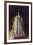 Portrait of Empress Maria Feodorovna, Princess Dagmar of Denmark, 1883 (Chromolithograph)-Ivan Nikolayevich Kramskoi-Framed Giclee Print