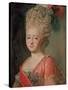 Portrait of Empress Maria Fyodorina, 1770s-Alexander Roslin-Stretched Canvas