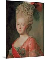Portrait of Empress Maria Fyodorina, 1770s-Alexander Roslin-Mounted Giclee Print