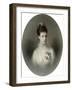 Portrait of Empress Maria Fyodorovna of Russia, 1890S-Charles Bergamasco-Framed Giclee Print