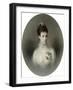 Portrait of Empress Maria Fyodorovna of Russia, 1890S-Charles Bergamasco-Framed Giclee Print