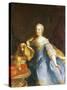 Portrait of Empress Maria Theresa of Austria (Vienna, 1717-1780)-Martin Van Mytens II-Stretched Canvas