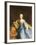 Portrait of Empress Maria Theresa of Austria (Vienna, 1717-1780)-Martin Van Mytens II-Framed Photographic Print