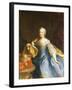 Portrait of Empress Maria Theresa of Austria (Vienna, 1717-1780)-Martin Van Mytens II-Framed Photographic Print