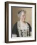 Portrait of Empress Maria Theresia of Austria (1717-178), 1762-Jean-Étienne Liotard-Framed Giclee Print