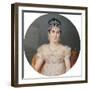 Portrait of Empress Marie Josephine (1763 - 1814), Wife of Napoleon-Pierre Louis Bouvier-Framed Giclee Print