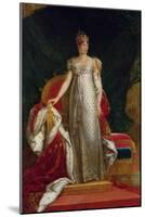 Portrait of Empress Marie Louise (1791-1847) of France, after a Painting by Francois Gerard-Paulin Jean Baptiste Guérin-Mounted Giclee Print