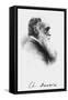 Portrait of English Naturalist Charles Darwin-Science Photo Library-Framed Stretched Canvas