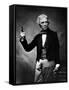 Portrait of English Physicist and Chemist Michael Faraday-null-Framed Stretched Canvas