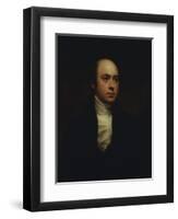 Portrait of English Sculptor, Sir Francis Chantrey (1781-1841), in a Dark Jacket and White Cravat-Sir Henry Raeburn-Framed Giclee Print