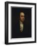 Portrait of English Sculptor, Sir Francis Chantrey (1781-1841), in a Dark Jacket and White Cravat-Sir Henry Raeburn-Framed Giclee Print