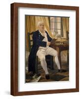 Portrait of Ennemond Alexandre Petitot-Johann Zoffany-Framed Giclee Print