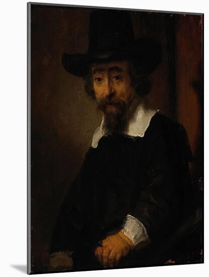 Portrait of Ephraim Bueno-Rembrandt van Rijn-Mounted Giclee Print