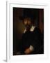 Portrait of Ephraim Bueno-Rembrandt van Rijn-Framed Giclee Print