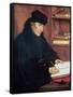 Portrait of Erasmus of Rotterdam (1466-1536)-Quentin Metsys-Framed Stretched Canvas