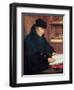 Portrait of Erasmus of Rotterdam (1466-1536)-Quentin Metsys-Framed Giclee Print