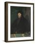 Portrait of Erasmus of Rotterdam, c.1530-Hans Holbein the Younger-Framed Giclee Print