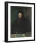 Portrait of Erasmus of Rotterdam, c.1530-Hans Holbein the Younger-Framed Giclee Print