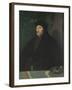 Portrait of Erasmus of Rotterdam, c.1530-Hans Holbein the Younger-Framed Giclee Print