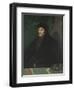 Portrait of Erasmus of Rotterdam, c.1530-Hans Holbein the Younger-Framed Giclee Print