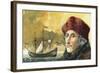 Portrait of Erasmus of Rotterdam (Rotterdam, 1469-Basel, 1536), Dutch Humanist and Theologian-null-Framed Giclee Print