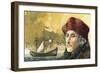 Portrait of Erasmus of Rotterdam (Rotterdam, 1469-Basel, 1536), Dutch Humanist and Theologian-null-Framed Giclee Print