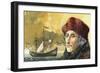 Portrait of Erasmus of Rotterdam (Rotterdam, 1469-Basel, 1536), Dutch Humanist and Theologian-null-Framed Giclee Print