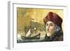 Portrait of Erasmus of Rotterdam (Rotterdam, 1469-Basel, 1536), Dutch Humanist and Theologian-null-Framed Giclee Print