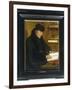 Portrait of Erasmus of Rotterdam-Jan Massys or Metsys-Framed Premium Giclee Print