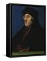 Portrait of Erasmus of Rotterdam-Hans Holbein the Younger-Framed Stretched Canvas