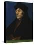 Portrait of Erasmus of Rotterdam-Hans Holbein the Younger-Stretched Canvas