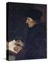 Portrait of Erasmus-Hans Holbein the Younger-Stretched Canvas