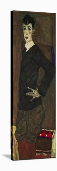 Portrait of Erich Lederer, 1912-1913-Egon Schiele-Stretched Canvas