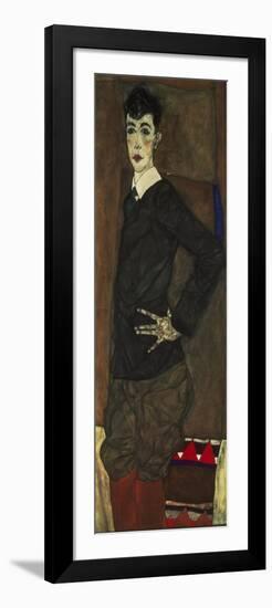 Portrait of Erich Lederer, 1912-1913-Egon Schiele-Framed Giclee Print